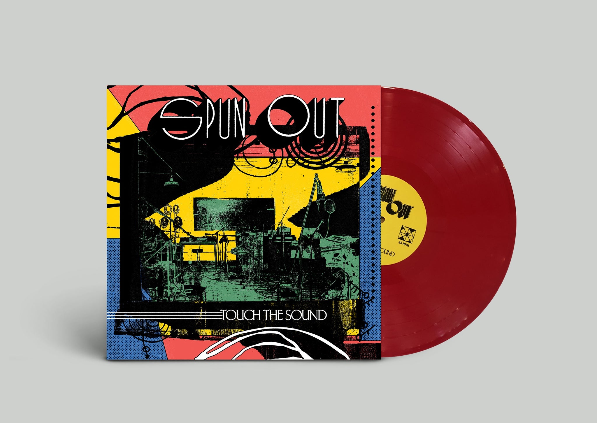 Spun Out ‎– Touch the Sound - New LP Record 2020 Shuga Records Raspberry Red Vinyl, Numbered & Insert - Chicago Indie Rock / Pop Rock / Psychedelic Rock