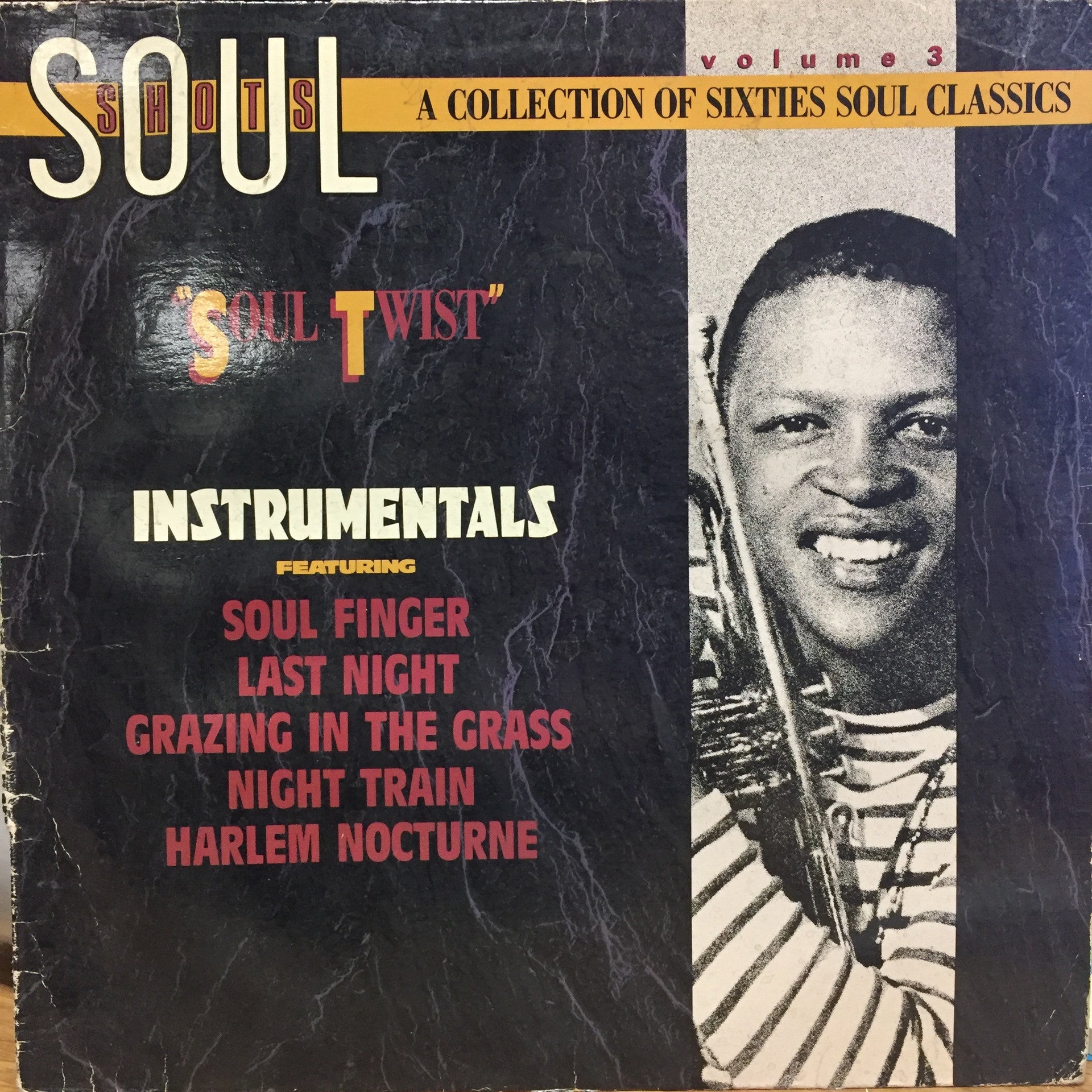 Various ‎– Soul Shots Volume 3: Soul Twist VG+ 1987 Rhino Compilation of 60s Soul USA - Soul / Funk