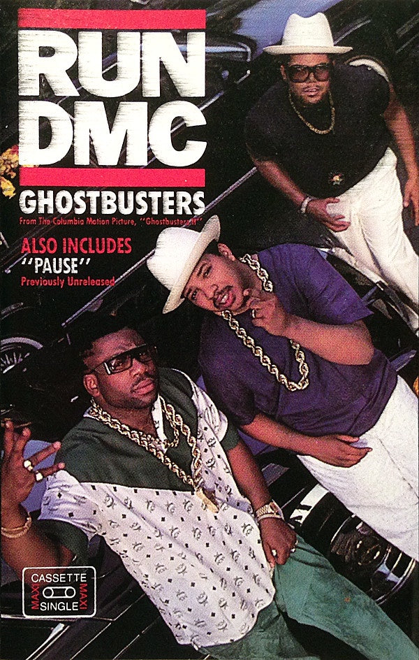 Run-D.M.C. ‎– Ghostbusters / Pause - Used Cassette 1989 Profile - Soundtrack - Shuga Records