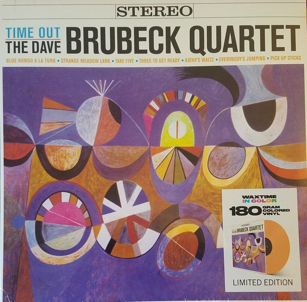 The Dave Brubeck Quartet ‎– Time Out (1959) - New LP Record 2018 WaxTime Europe180 gram Orange Stereo Vinyl - Jazz / Bop - Shuga Records