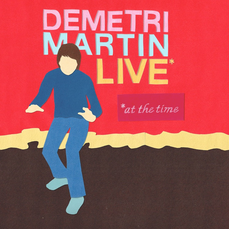 Demetri Martin - Live (at The Time) - New Vinyl Lp 2018 800 Pound Gorilla Pressing with Gatefold Jacket - Comedy