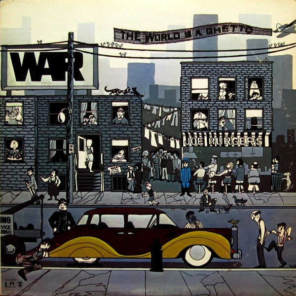 War - The World Is A Ghetto - VG- (Low grade) Lp Record 1972 United Artists USA Vinyl - Funk - Shuga Records