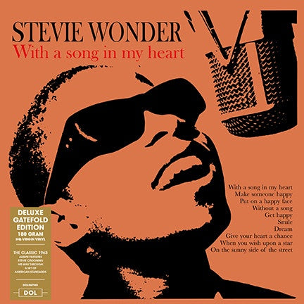 Stevie Wonder ‎– With A Song In My Heart (1963) - New Vinyl Lp 2018 DOL 180gram Import Deluxe Edition with Gatefold Jacket - Funk / Soul