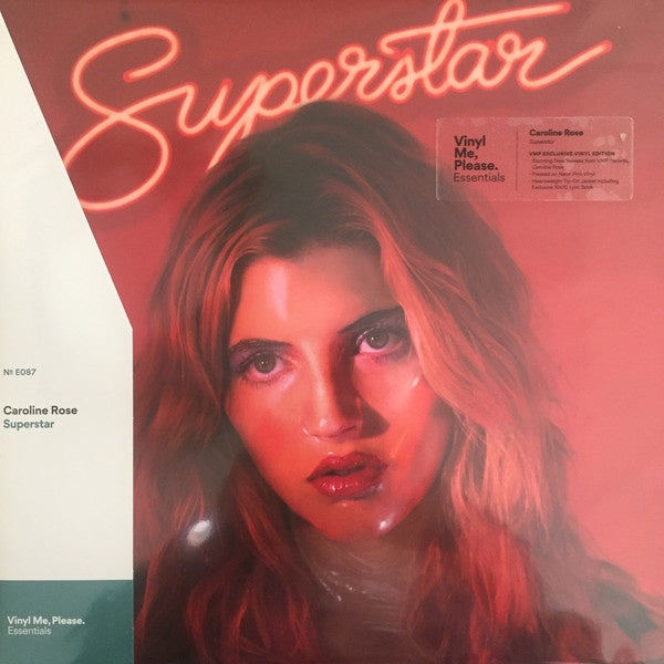 Caroline Rose - Superstar - New LP Record 2020 New West Vinyl Me Please Neon Pink Vinyl & Booklet - Indie Pop / Nu-Disco / Synth-pop - Shuga Records