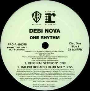 Debi Nova ‎– One Rhythm - Mint- 2x 12" Single Record - 2004 USA Reprise Vinyl - House
