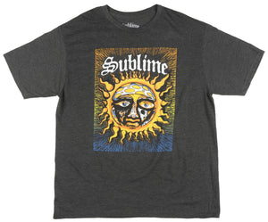 Sublime - 40 oz to Freedom Men's Heather Grey Crew Neck 50/50 T-Shirt