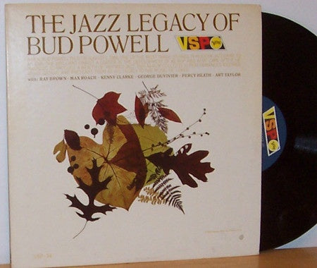 Bud Powell ‎– The Jazz Legacy Of Bud Powell - VG+ Lp Record 1966 USA Verve Mono Vinyl - Jazz