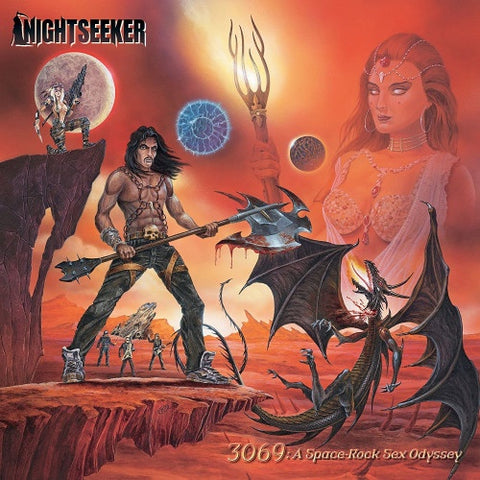 Nightseeker ‎– 3069: A Space-Rock Sex Odyssey - New Lp Record 2018 Royal Mountain USA Vinyl, Booklet & Download - Rock