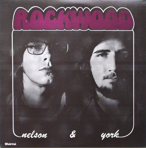 Nelson & York ‎– Rockwood - VG Lp Record 1974 Dharma USA Vinyl - Rock / Folk Rock