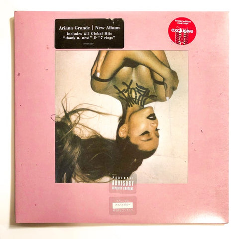 Ariana Grande ‎– Thank U, Next - New 2 LP Record 2019 Republic Target Exclusive Clear Vinyl - Pop / RnB/Swing