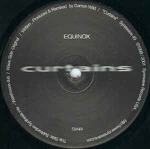 Equinox ‎– Curtains - VG+ 12" Single Synewave 2001 USA - Techno