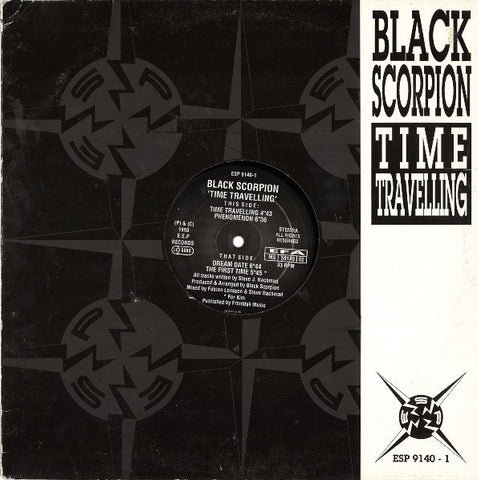 Black Scorpion - Time Travelling - VG+ 12" Single Netherlands Import 2003 - Acid Techno