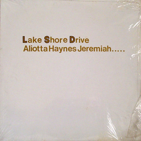 Aliotta Haynes Jeremiah ‎– Lake Shore Drive - Mint- LP Record 1971 Big Foot USA Private Press Vinyl - Chicago Rock / Psychedelic Rock