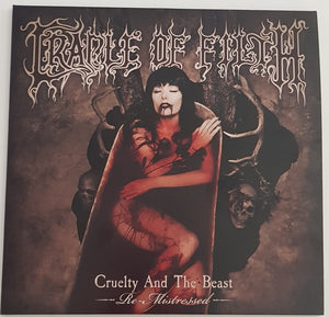 Cradle Of Filth ‎– Cruelty And The Beast - New 2 LP Record 2019 Music For Nations Limited Edition Clear Vinyl Reissue - Black Metal / Goth - Shuga Records