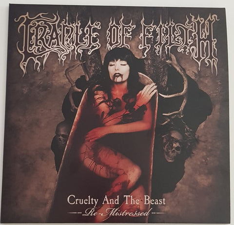Cradle Of Filth ‎– Cruelty And The Beast - New 2 LP Record 2019 Music For Nations Limited Edition Clear Vinyl Reissue - Black Metal / Goth
