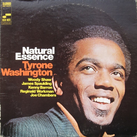 Tyrone Washington ‎– Natural Essence - VG+ LP Record 1968 Blue Note USA Vinyl - Jazz / Post Bop / Modal