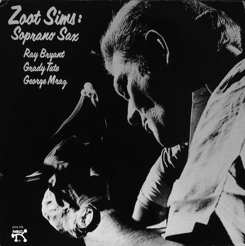 Zoot Sims ‎- Soprano Sax - VG- Stereo 1976 USA - Jazz