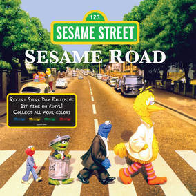 Sesame Street - Sesame Road - New Vinyl Record 2016 RSD Black Friday Limited Edition of 2000 on one-of-four randomly distributed colored vinyl! - Childrens / Soundtrack / Beatles Appropriation