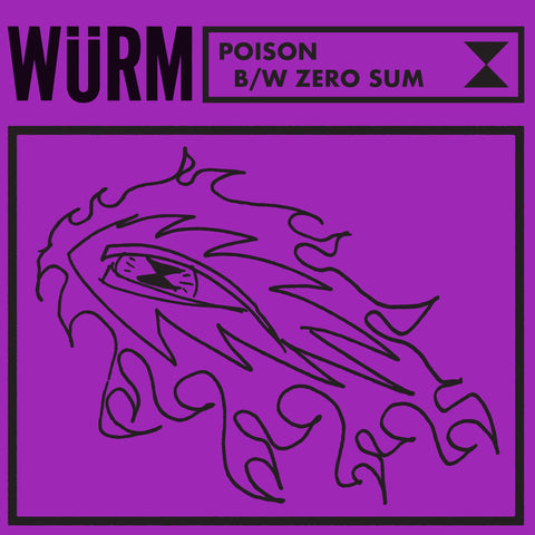 Wurm - Poison / Zero Sum - New 7" Single Record Store Day 2020 Org USA RSD Vinyl - Rock