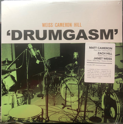 Weiss / Cameron / Hill ‎– Drumgasm - New Lp Record 2013 Jackpot USA Vinyl - Free Improvisation Jazz / Instrumental
