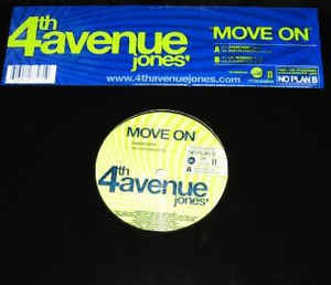 4th Avenue Jones - Move On - VG+ 12" Single 2002 Interscope Records USA - Hip Hop