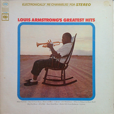 Louis Armstrong – Greatest Hits (1967) - VG+ LP Record 1972 Columbia USA Vinyl - Jazz / Big Band / Swing