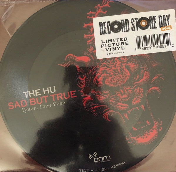 The Hu ‎– Sad But True / Wolf Totem - New 7" Single Record Store Day 2021 Better Noise Music USA RSD Picture Disc Vinyl - Rock - Shuga Records