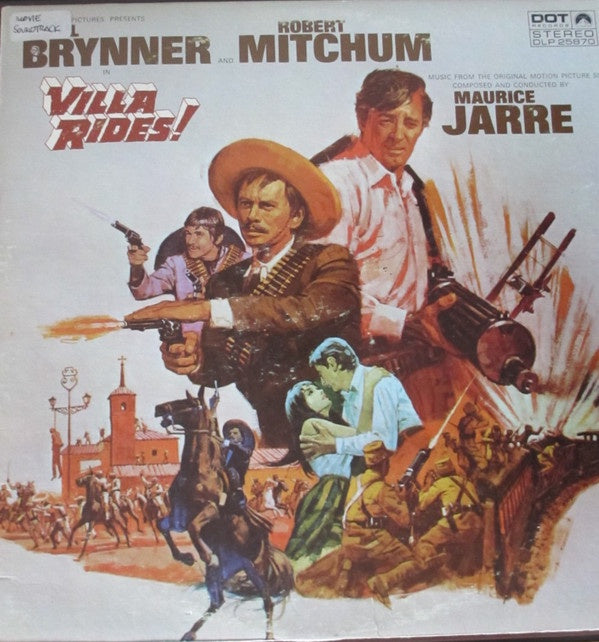 Maurice Jarre ‎– Villa Rides! - Mint- Lp Record 1968 Dot USA Vinyl - Soundtrack - Shuga Records