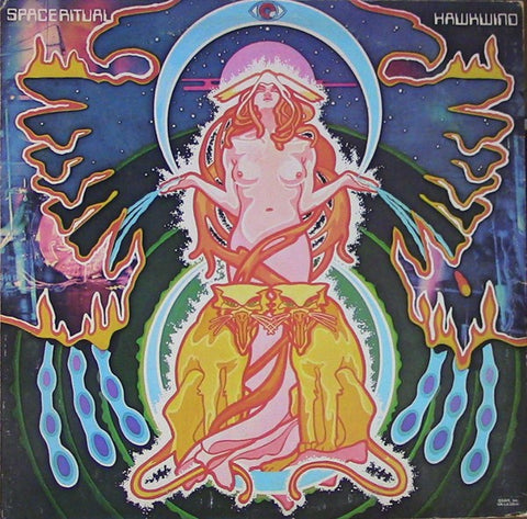 Hawkwind ‎– Space Ritual - VG- 2 LP Record 1973 United Artists USA (Six Panel Foldout Sleeve) Vinyl - Psychedelic / Space Rock