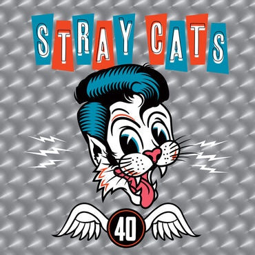 Stray Cats ‎– 40 - New LP Record 2019 Surfdog USA Indie Exclusive Clear With Red & Blue Splatter Vinyl, Poster & Download - Rock / Rockabilly
