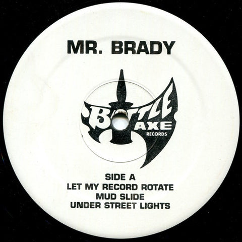 Mr. Brady ‎– Let My Record Rotate - VG+ 2000 USA - Hip Hop