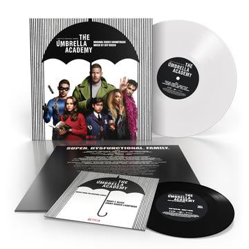 (DAMAGED COVER) Jeff Russo - The Umbrella Academy - New LP Record 2021 Lakeshore Vanya White Vinyl & 7" - Soundtrack / Netflix - Shuga Records