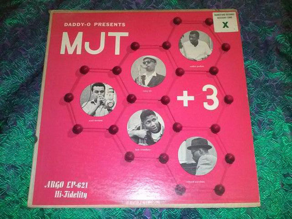 MJT+3 ‎– Daddy-O Presents MJT + 3 VG- (Low Grade) 1957 Argo Mono LP USA - Jazz