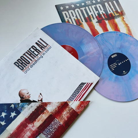 Brother Ali – Mourning In America And Dreaming In Color (2012) - New 2 LP Record 2023 Rhymesayers Entertainment Red, White & Blue Vinyl - Hip Hop / Conscious