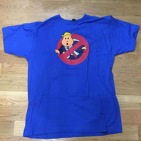 Starman Press TrumpBusters Blue 100% Cotton Pre-Shrunk Tultex T-Shirt