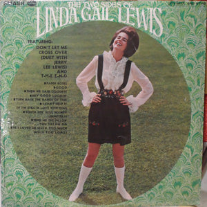Linda Gail Lewis ‎– The Two Sides Of Linda Gail Lewis VG 1969 Smash Stereo LP USA - Country