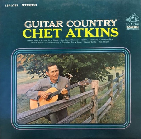 Chet Atkins ‎– Guitar Country - VG+ LP Record 1964 RCA USA Stereo Vinyl - Country