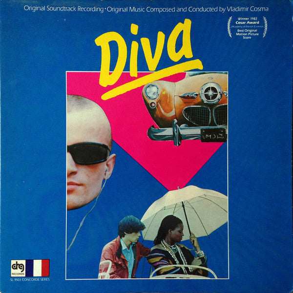 Vladimir Cosma ‎– Diva (Original Recording) - Mint- Lp Record 1982 USA DRG - Soundtrack / 80s