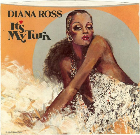 Diana Ross - It's My Turn / Together - VG+ 7" Single 45RPM 1980 Motown USA - Funk / Soul