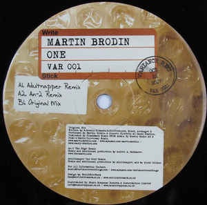 Martin Brodin ‎– One - New 12" Single 2007 UK Variance Vinyl - Electro / Tech House