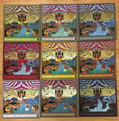 King Gizzard And The Lizard Wizard ‎– Polygondwanaland - New Lp Record 2018 Shuga Exclusive 180 gram Clean Vinyl & Hand Screen Screened Starman Press Cover & Slipmat, Lyric/Liner Notes Insert & Sticker - Psychedelic Rock