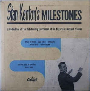 Stan Kenton - Stan Kenton's Milestone - VG+ 10" Lp 1950 Capitol Records USA - Jazz / Big Band