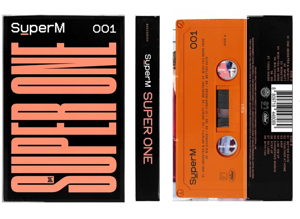 SuperM - Super One - New Cassette Album 2020 S.M. Entertainment USA Orange Tape - K-Pop / Hip Hop / Pop