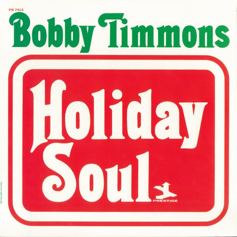Bobby Timmons ‎– Holiday Soul (1965) - New Lp Record 2016 Prestige USA Vinyl - Jazz / Holiday