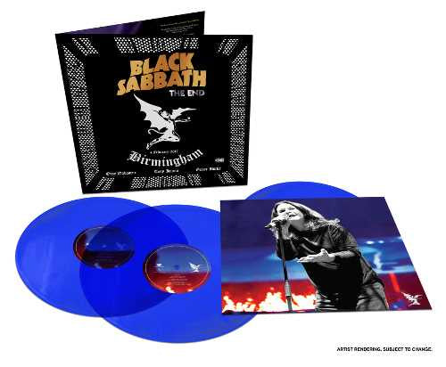 Black Sabbath - The End (4 February 2017 - Birmingham) - Mint- (VG+ cover) 3 LP Record 2020 Eagle Universal 180 gram Blue Vinyl - Heavy Metal - Shuga Records