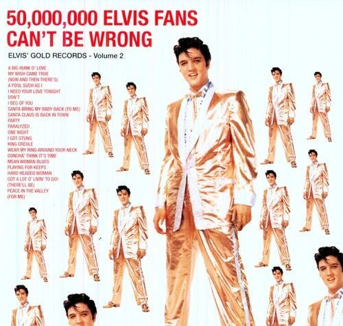 Elvis Presley ‎– 50,000,000 Elvis Fans Can't Be Wrong (Elvis' Golden Records Vol. 2) - New Lp Record 2015 DOL Europe Import 180 gram Vinyl - Rock