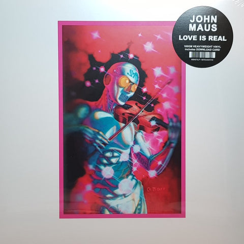 John Maus - Love Is Real - New Vinyl 2018 Ribbon Music 180gram Pink Transparent Vinyl with Download - Electronic / New Wave