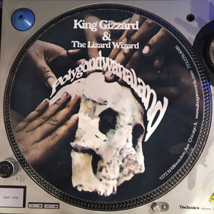 Shuga Records 2018 Limited Edition Vinyl Record Slipmat King Gizzard And The Lizard Wizard Polygondwanaland GLOW IN THE DARK