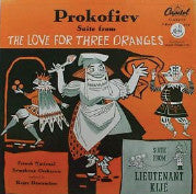 Roger Désormière & The French National Symphony Orchestra ‎– Sergei Prokofiev - The Love For Three Oranges - VG+ Mono 1953 USA Original Press Record - Classical