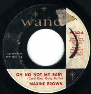 Maxine Brown - Oh No Not My Baby / You Upset My Soul VG+ 7" Single 45 Record 1964 USA - R&B / Soul